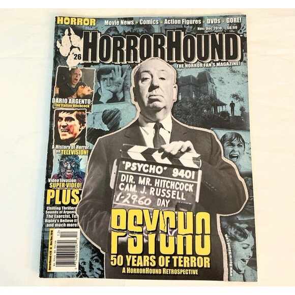Other - PSYCHO 50 YEARS OF TERROR HORRORHOUND Horror Movie Magazine #26 Nov/Dec 2010